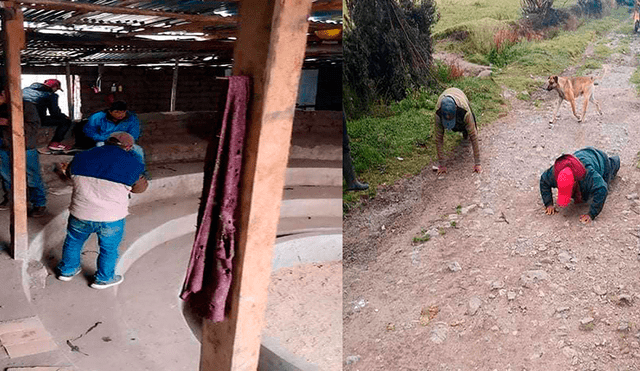 Ronderos intervienen pelea de gallos en Cajamarca