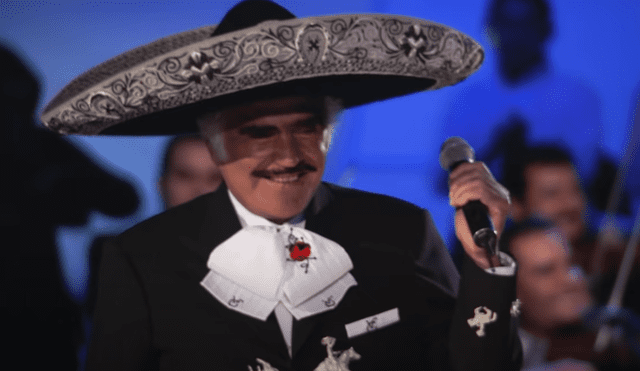 Vicente Fernández es uno de los máximos exponentes de la música mexicana. Foto: Captura.