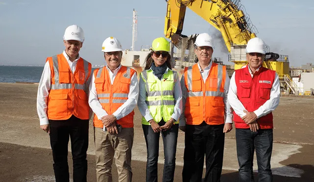 Inauguración oficial del inicio de obras de construcción del Puerto de Pisco