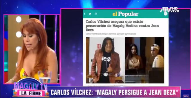 Magaly Medina Confiesa Que Carlos Vílchez Defiende A Jean Deza Porque