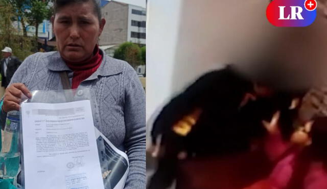 Cusco. madre señaló que la docente le dijo que va a gastar por gusto en su denuncia. Foto composición LR.