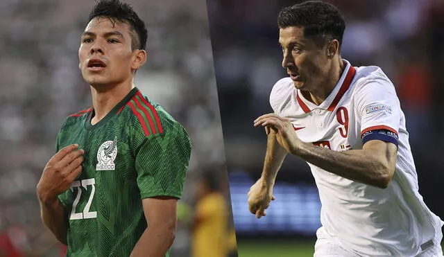 México vs. Polonia: ambas escuadras forman parte del Grupo C de Qatar 2022. Foto: composición La República/AFP