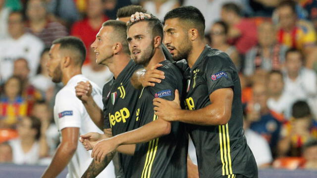 Juventus superó al Valencia por la fase de grupos de la Champions League [RESUMEN]