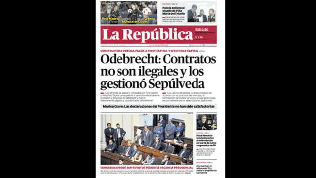 Odebrecht responde a La República sobre empresas vinculadas a PPK