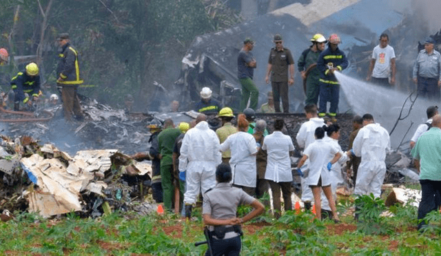 Cuba desmiente información sobre causas de accidente aéreo en La Habana