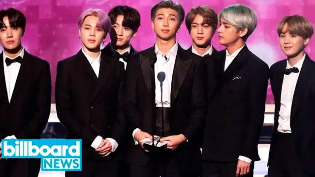 BTS presentó un premio en los Grammys 2019