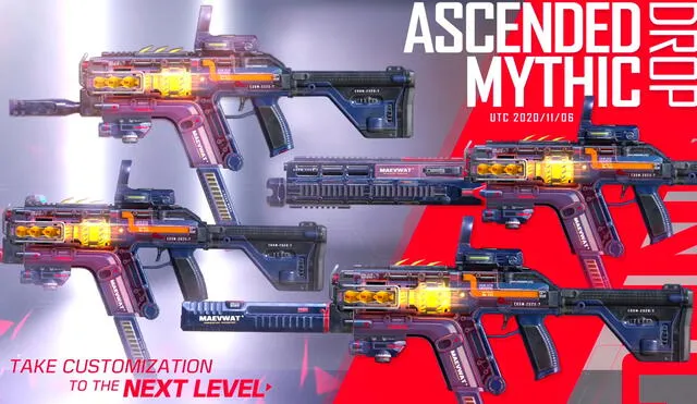 Ascended es el nombre de la primer skin de rango mítico que llega a Call of Duty Mobile. Foto: Activsion