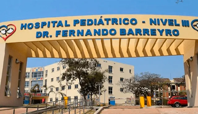 Hospital Pediátrico donde falleció Mateo.