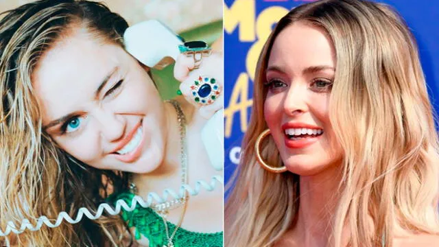 Kaitlynn Carter envía picante comentario a Miley Cyrus