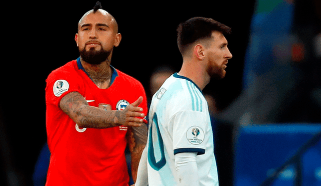 Arturo Vidal apoyó a Lionel Messi y considera que Brasil fue beneficiado en la Copa América 2019. | Foto: EFE