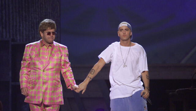 Eminem y Elton John han mantenido una amistad durante mucho tiempo. (Foto: Frank Micelotta/Getty Images)