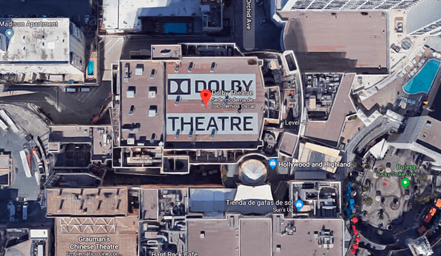 Google Maps: descubre curioso mensaje en el Dolby Theatre donde realizaron los ‘Oscars 2019’ [FOTOS]