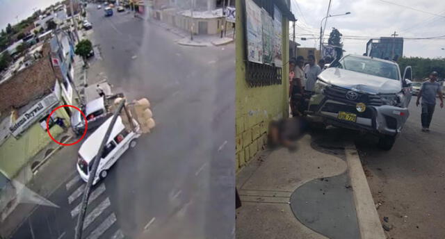 Tacna: Vendedora queda grave tras ser atropellada por camioneta que cruzó en rojo [VIDEO]