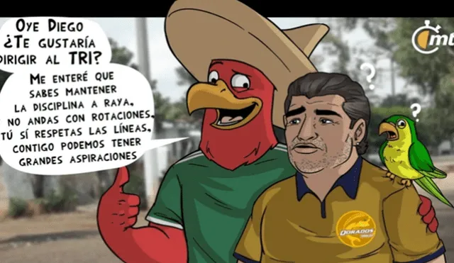 Facebook: Medio mexicano se burló de Maradona con crueles caricaturas [FOTOS]