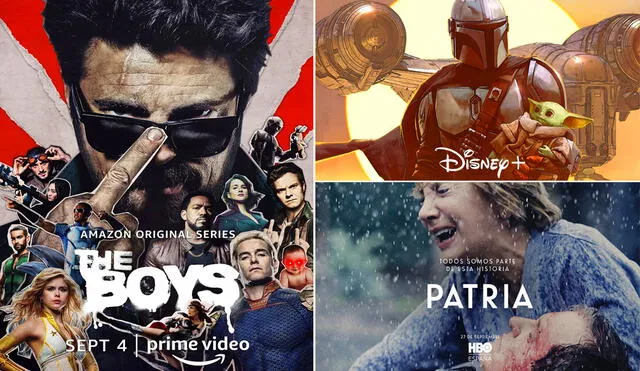 Amazon, Disney y HBO también sorprendieron con sus títulos. Foto: composición
