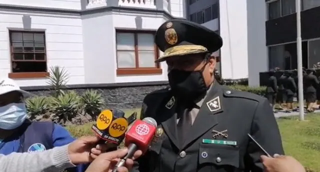 El comando PNP Carlos Enrique Blanco señaló que la defensa legal de la Policía ya viene actuando en el caso. Foto: Captura de video.