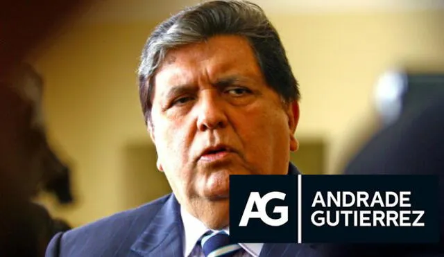 Alan García atribuye iniciales “AG” a constructora Andrade Gutierrrez