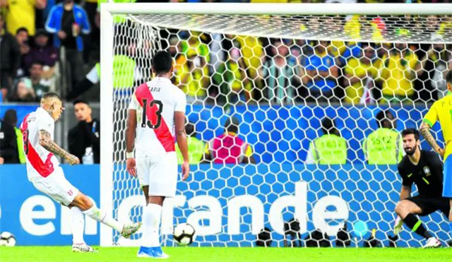 Artillero. Paolo Guerrero marcó en la final ante Brasil de penal.