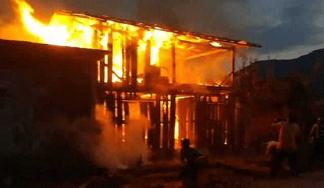 Satipo: agricultor incendia casa de expareja por venganza 
