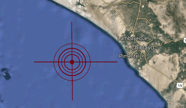Lambayeque: sismo de 4.1 grados tuvo como epicentro Pimentel