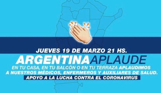 Coronavirus en Argentina: vecinos de todo el país aplaudieron a médicos y enfermeros [VIDEO]
