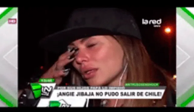 Angie Jibaja vivió un drama en aeropuerto de Chile [VIDEO]