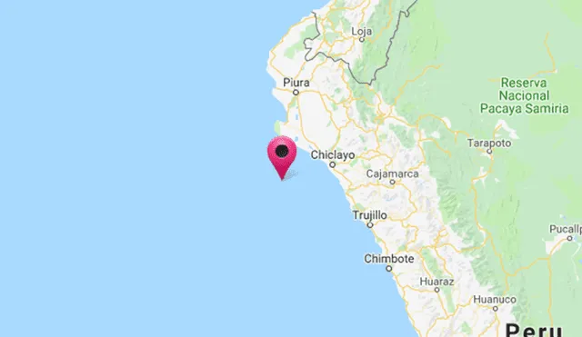 IGP registró sismo de magnitud 4.5 en Lambayeque