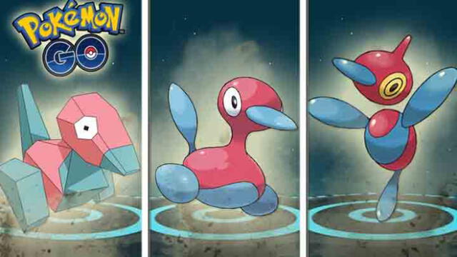 Porygon y sus evoluciones en Pokémon GO.