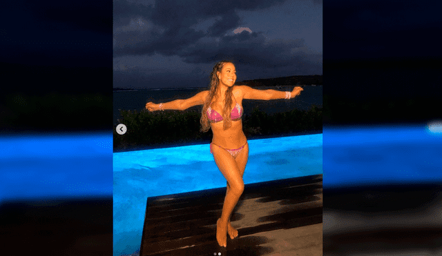 Instagram: Mariah Carey presume sus curvas en bikini como nunca antes