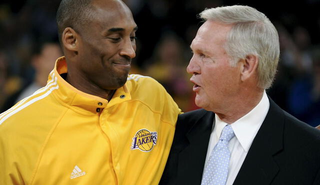 Koby Bryant y Jerry West mantenían un vínculo como de padre e hijo desde su llegada a los Lakers. (Fuente: EFE)