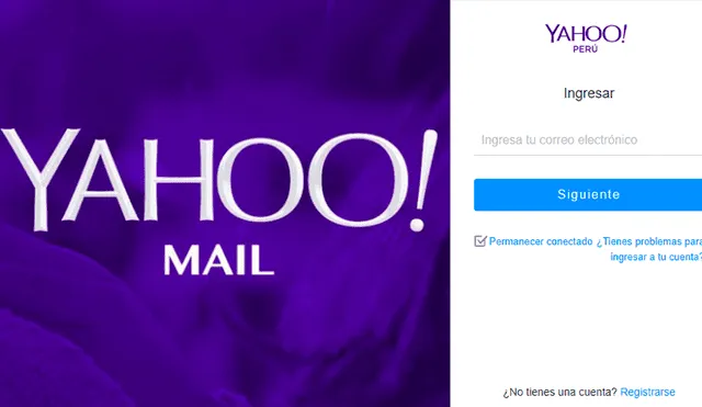 Yahoo! Mail » Iniciar sesión y entrar al correo