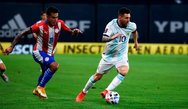 Argentina se medirá ante Paraguay desde las 9.00 p. m. (hora argentina). Foto: AFP