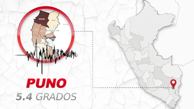 IGP reportó sismo de regular intensidad en Puno. Composición: La República
