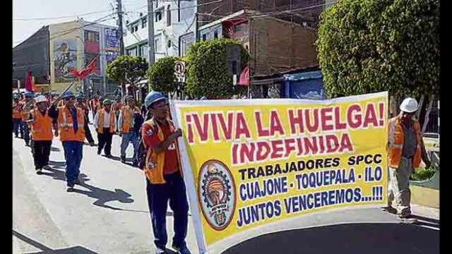 Trabajadores de Southern Perú preparan nueva huelga
