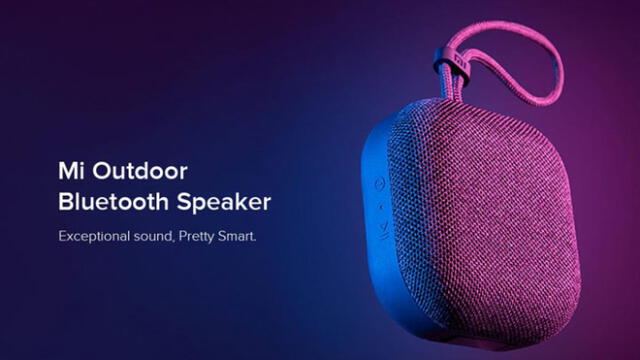 Xiaomi Mi Outdoor Bluetooth Speaker tiene una potencia de salida de 5W.