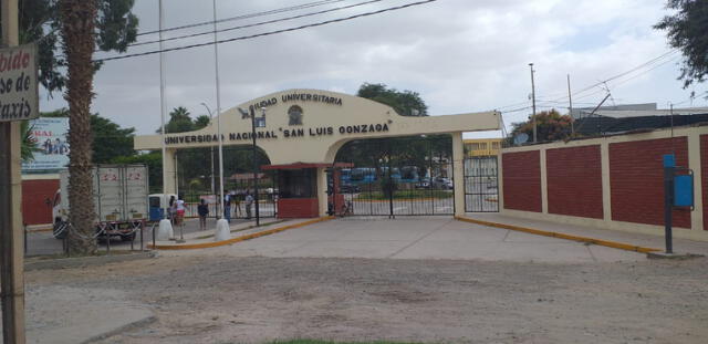 Fachada de la Universidad San Luis Gonzaga de Ica. Foto: Difusión