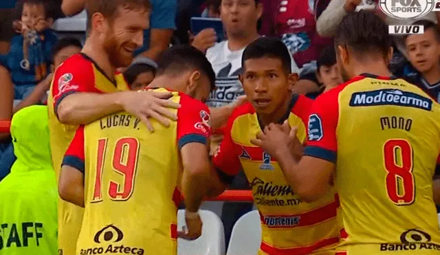 Edison Flores marcó su gol de la temporada en la Liga MX contra el Monterrey. | Foto: Fox Sports 2