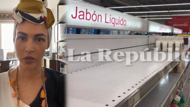Anahí de Cárdenas preocupada por desabastecimiento de supermercados tras aumento de coronavirus en Perú. Foto: Composición