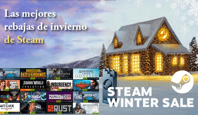 Ofertas de Steam: Hasta 95% de descuento por rebajas de invierno