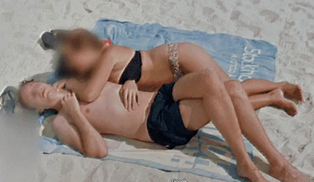 Google Maps: cámaras captan íntimo momento de pareja de novios en paradisíacas playas [FOTOS]