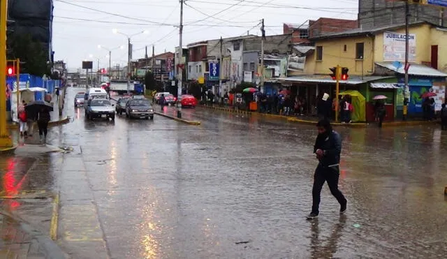 Senamhi alerta sobre lluvias y nevadas intensas en ocho regiones del sur