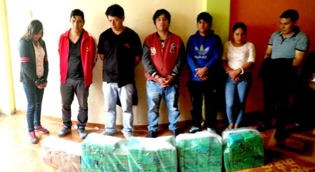 Arrestan en Lima a 8 narcotraficantes y les incautan más de 127 kilos de cocaína 