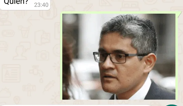 WhatsApp Viral: Esta joven enamorada no tuvo miedo de declarar su amor al fiscal José Domingo Pérez con un curioso mensaje  [FOTOS]  