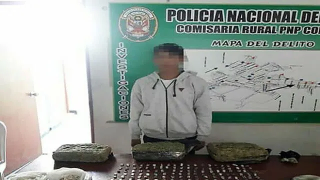 Cayó menor con 4 kilos de droga en Chimbote