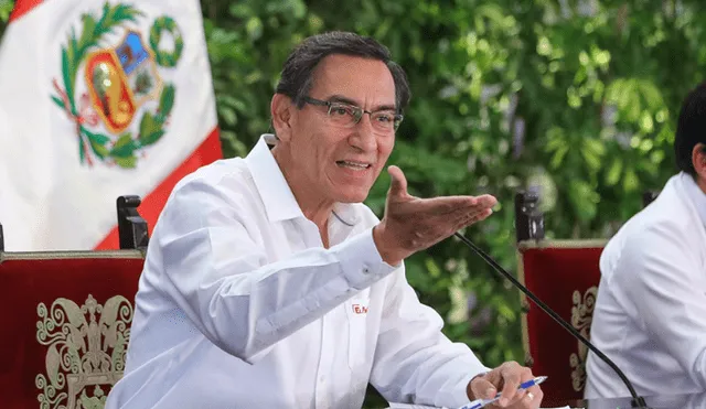Martín Vizcarra saludó en sus conferencias a la pobación que acata el aislamiento social obligatorio para evitar más casos de contagios de coronavirus. Foto: Presidencia.