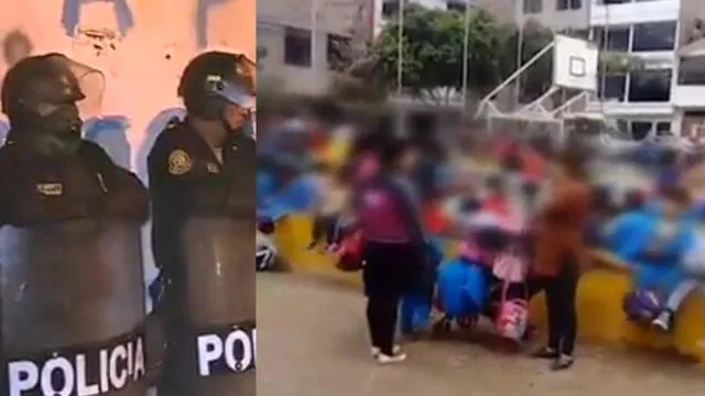 Los Olivos: Matones desalojaron a niños de un nido con apoyo de policías[VIDEO]