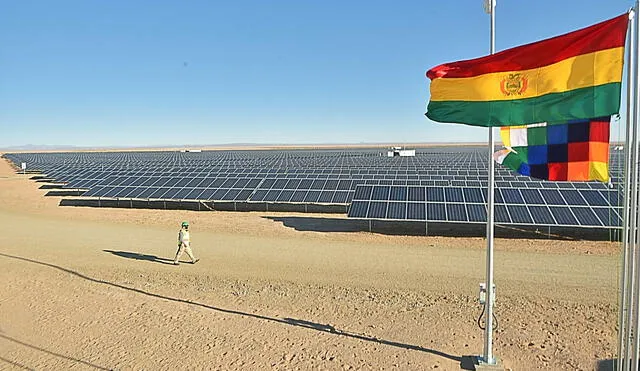 Bolivia inauguró su mayor planta de energía alternativa