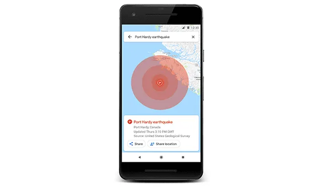 Google Maps lanza función que alertará sobre desastres naturales en tiempo real