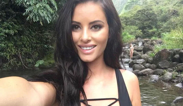 Instagram: 'Conejita' Playboy causó indignación por fotografiarse desnuda en una montaña