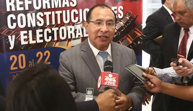 JNE: Víctor Ticona exhorta al Congreso a no apostar por “leyes parche”